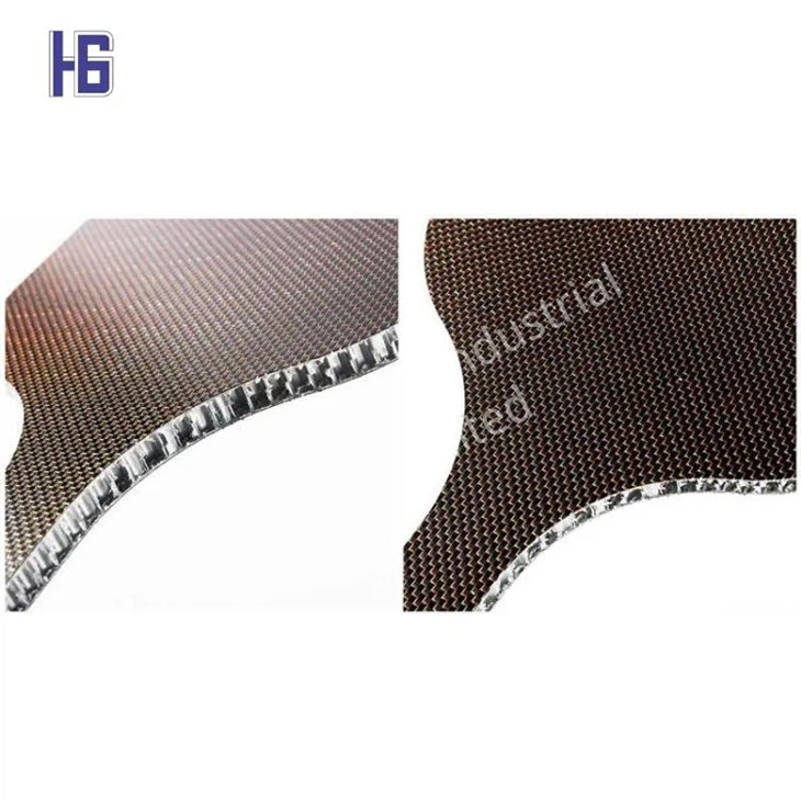 Koltrefjar með honeycomb panel úr áli