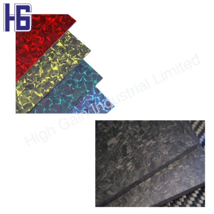 Carbon Fiber Large Cut Irregular Pattern Plate